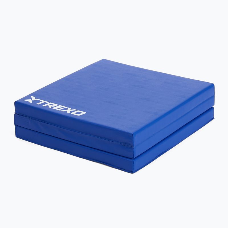 Skladací gymnastický matrac TREXO 180 x 60 x 5 cm blue 4