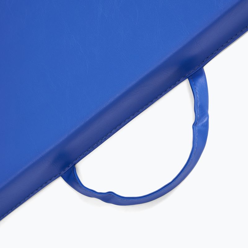Skladací gymnastický matrac TREXO 180 x 60 x 5 cm blue 9