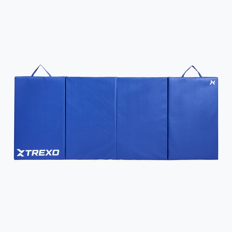 Skladací gymnastický matrac TREXO 195 x 80 x 5 cm modrý 6