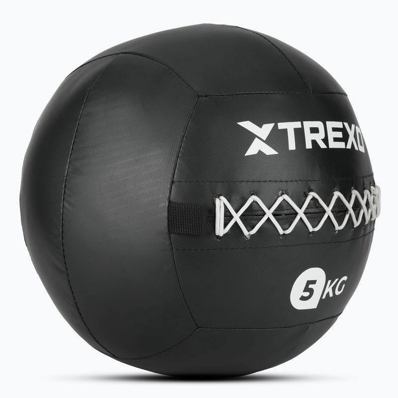 Medicimbalová lopta TREXO Wall Ball 5 kg black 2