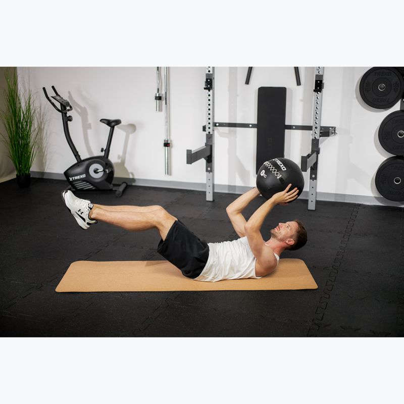 Medicimbalová lopta TREXO Wall Ball 5 kg black 5