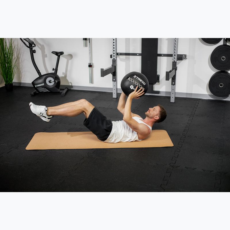 Medicimbalová lopta XTREXO Wall Ball 7 kg black 6