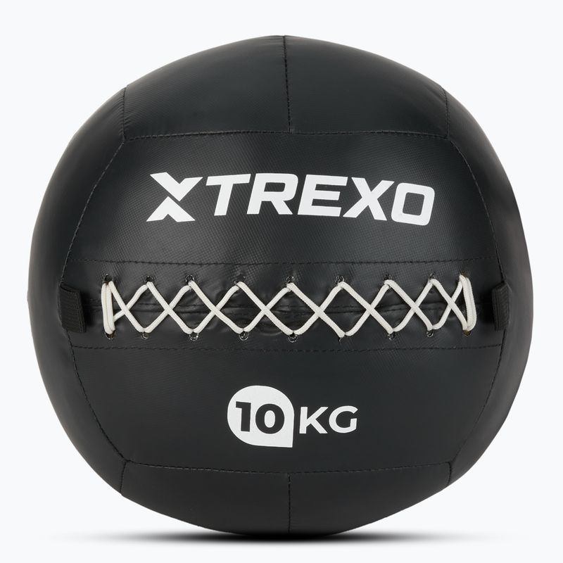 TREXO Wall Ball 12 kg black medicine ball