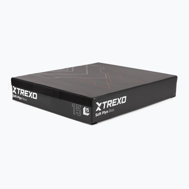 Plyometrická skrinka skladacia TREXO 15 cm black