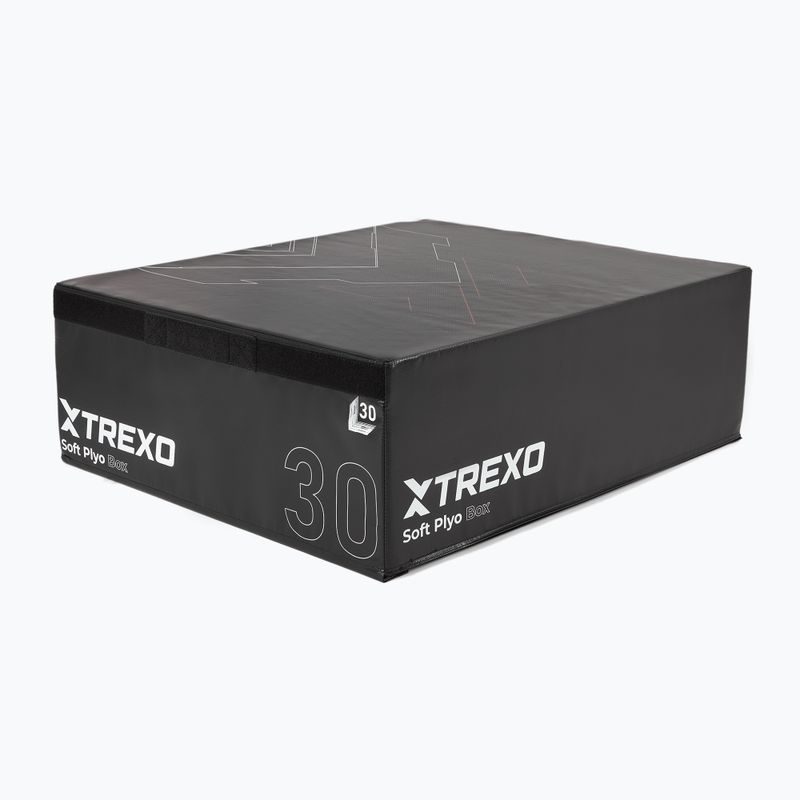 Plyometrická skrinka sklápacia TREXO 30 cm black