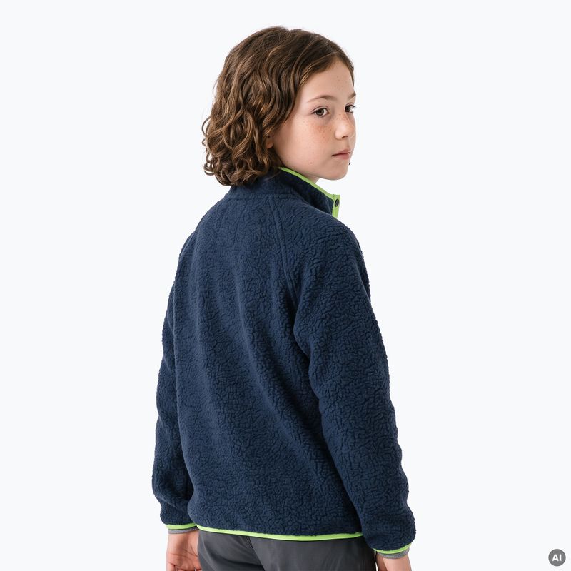 Detská fleece mikina KADVA RODIA JR modrá 2