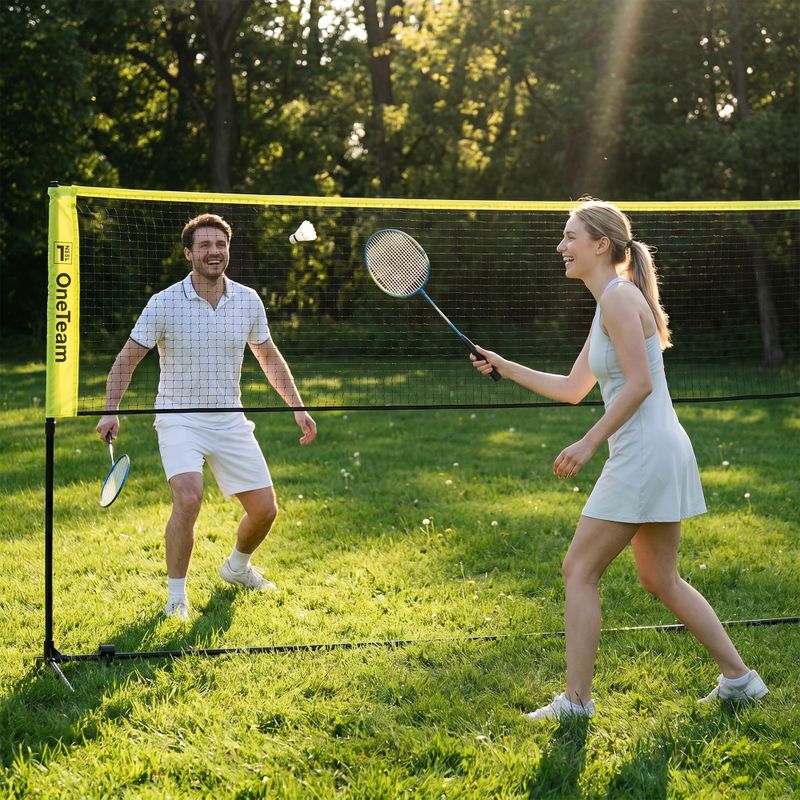 Sieť na bedminton OneTeam Netura 3 green 9