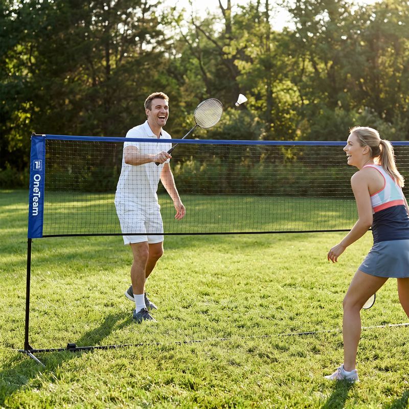 Sieť na bedminton OneTeam Netura 5 blue 8