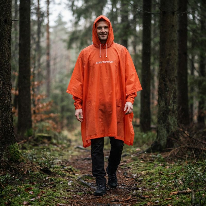 Pláštenka proti dažďu SPORTANO AquaDefend oranžová 5
