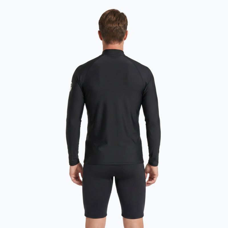 Longsleeve na plávanie Aquastic RIMOS LS UV 50+ UPF čierny 3