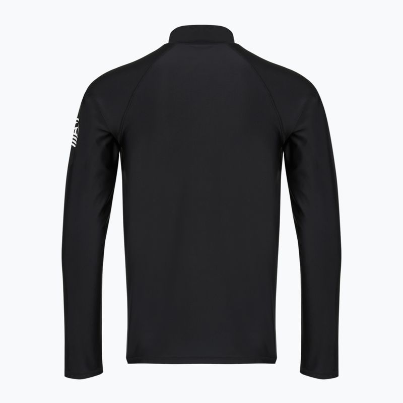 Longsleeve na plávanie Aquastic RIMOS LS UV 50+ UPF čierny 6