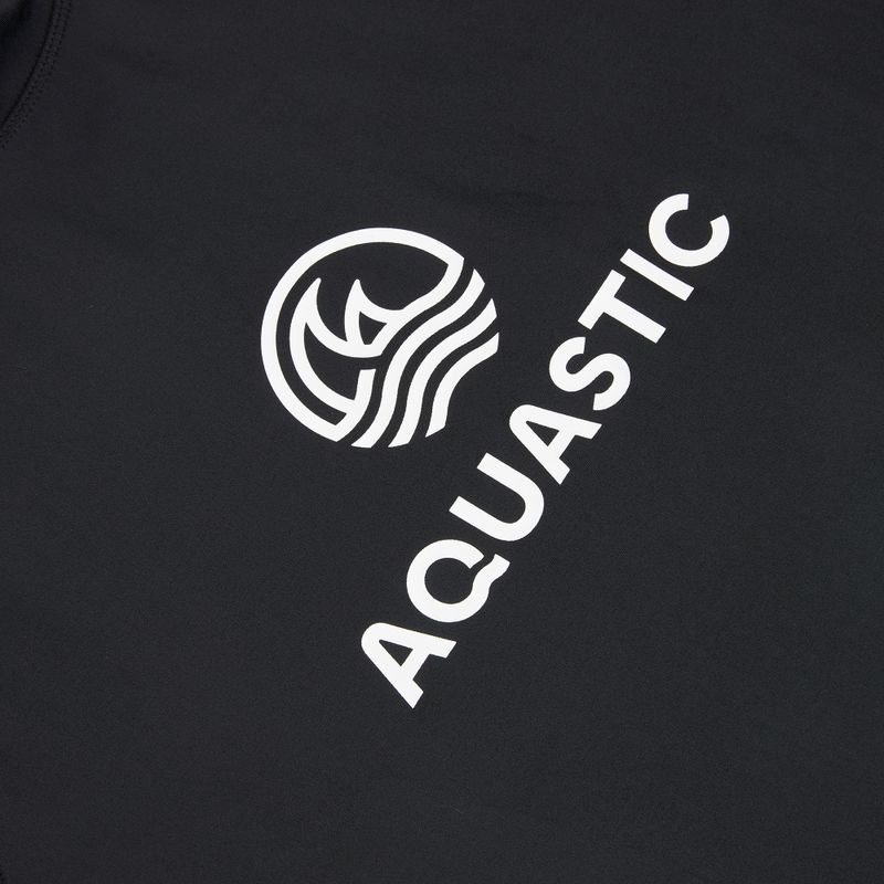 Longsleeve na plávanie Aquastic RIMOS LS UV 50+ UPF čierny 7