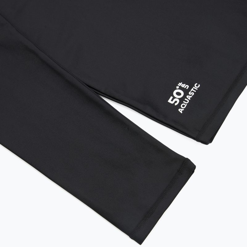 Longsleeve na plávanie Aquastic RIMOS LS UV 50+ UPF čierny 8