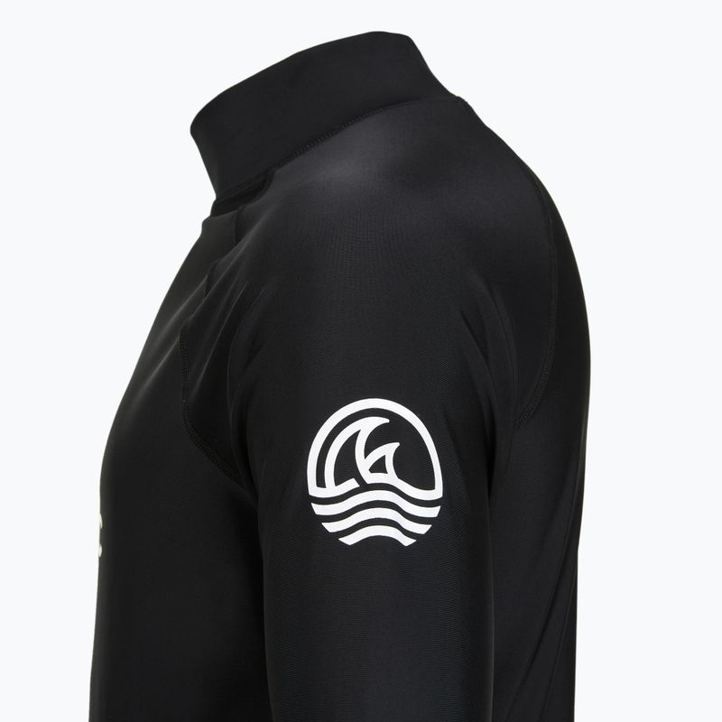 Longsleeve na plávanie Aquastic RIMOS LS UV 50+ UPF čierny 10