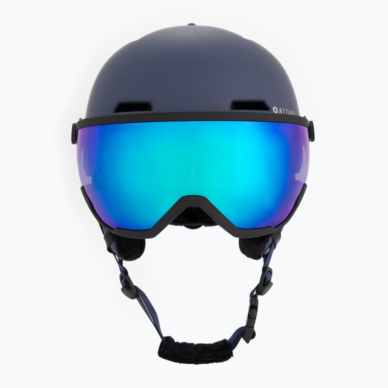 Lyžiarska prilba ATTABO Avens 2.0 Visor modrá 2