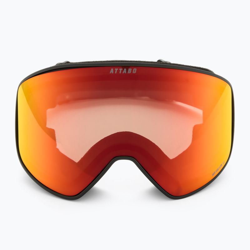 Goggles na lyžovanie ATTABO lyžiarske Kinik čierne 2
