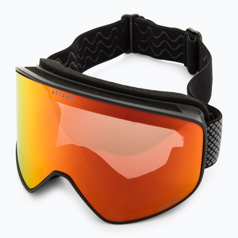 Goggles na lyžovanie ATTABO lyžiarske Kinik čierne 6