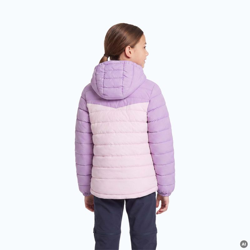 Detská zateplená bunda KADVA Snoway JRG fialová 2