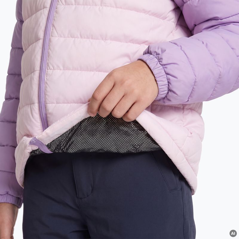 Detská zateplená bunda KADVA Snoway JRG fialová 3