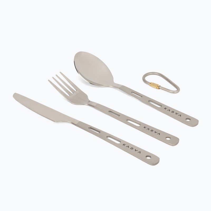 Turistický príbor KADVA titanium ultralight gray 2