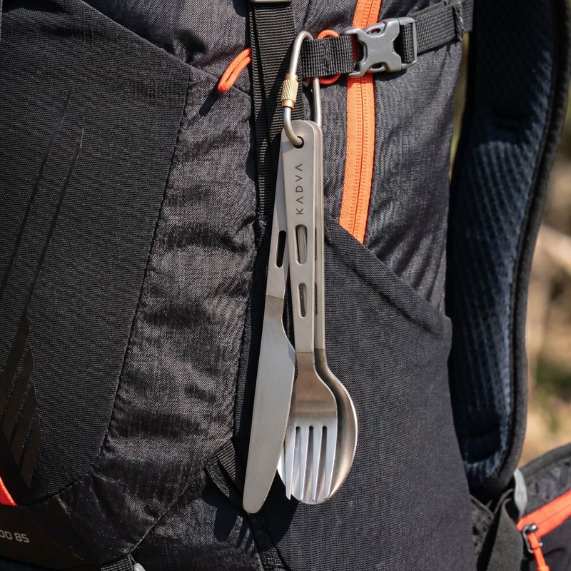 Turistický príbor KADVA titanium ultralight gray 5