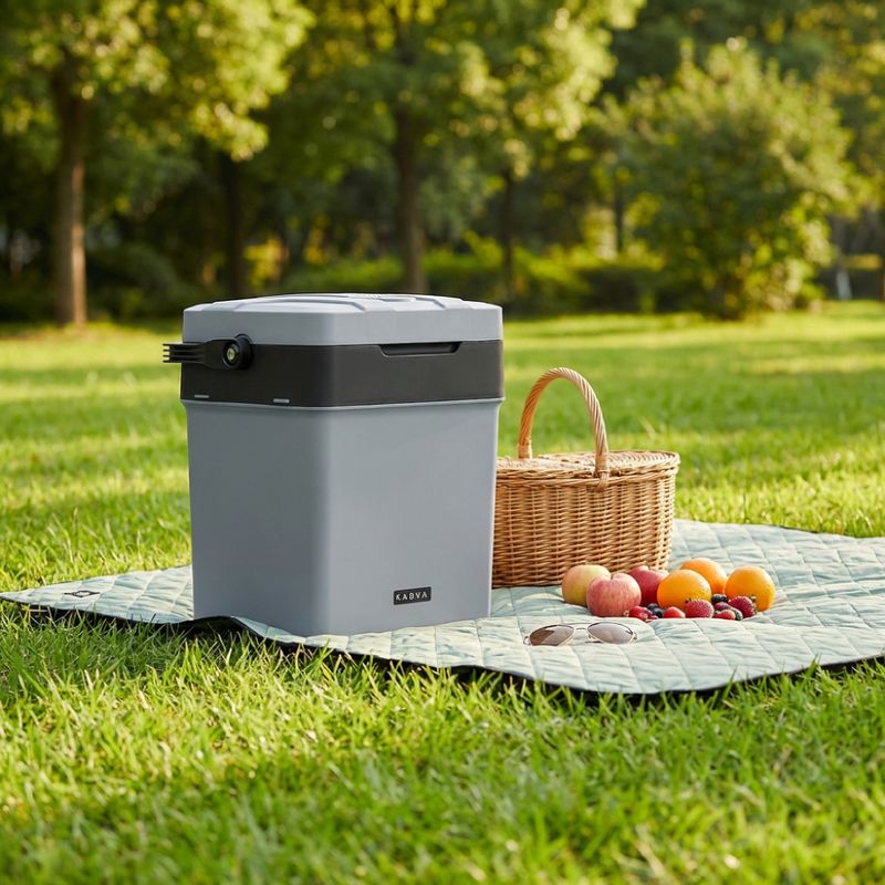 Prenosná chladnička KADVA AC/DC gray 4