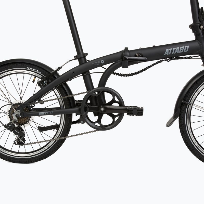Skladací mestský bicykel ATTABO Breve 2.0 black 10