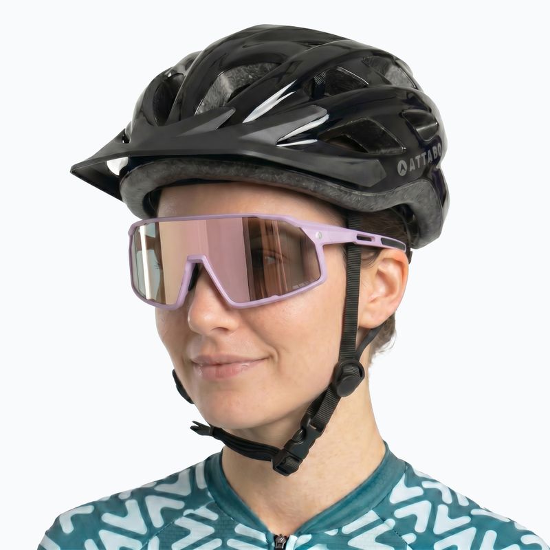 Cyklistické slnečné okuliare ATTABO Stilb photochromic violet 2