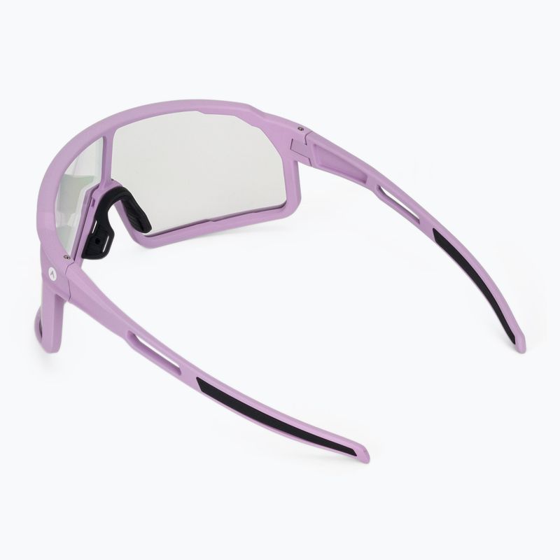 Cyklistické slnečné okuliare ATTABO Stilb photochromic violet 5