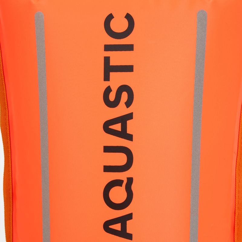 Záchranná bójka na plávanie s vreckom AQUASTIC double-chamber orange 5