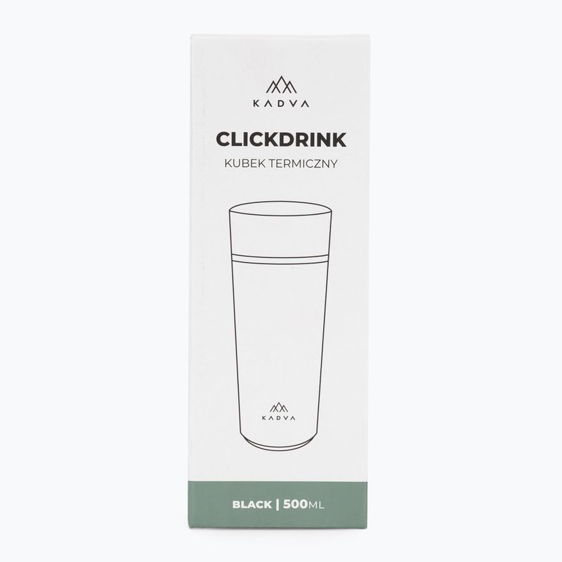 Termohrnček Kadva 360 ClickDrink Black 8
