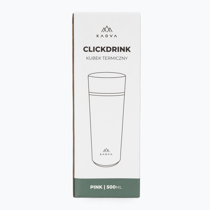 Termohrnček Kadva 360 ClickDrink Pink 8