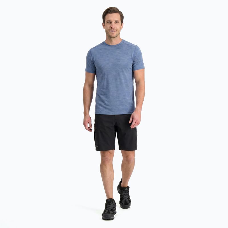 Pánska termoregulačná tričko WOOLCANO Merino 100% TEE0546 modrá 2