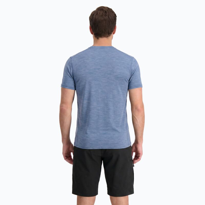 Pánska termoregulačná tričko WOOLCANO Merino 100% TEE0546 modrá 3