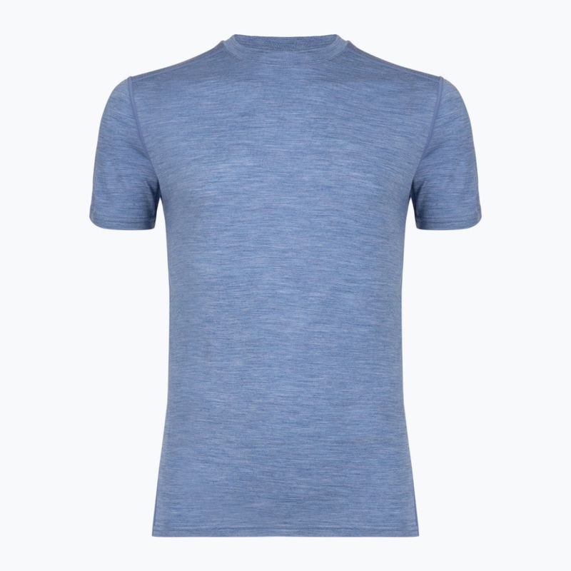 Pánske termo tričko WOOLCANO Merino 100% TEE0546 blue
