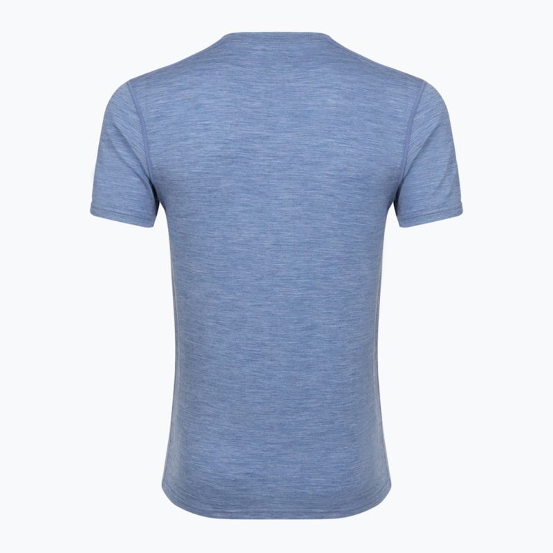 Pánske termo tričko WOOLCANO Merino 100% TEE0546 blue 2