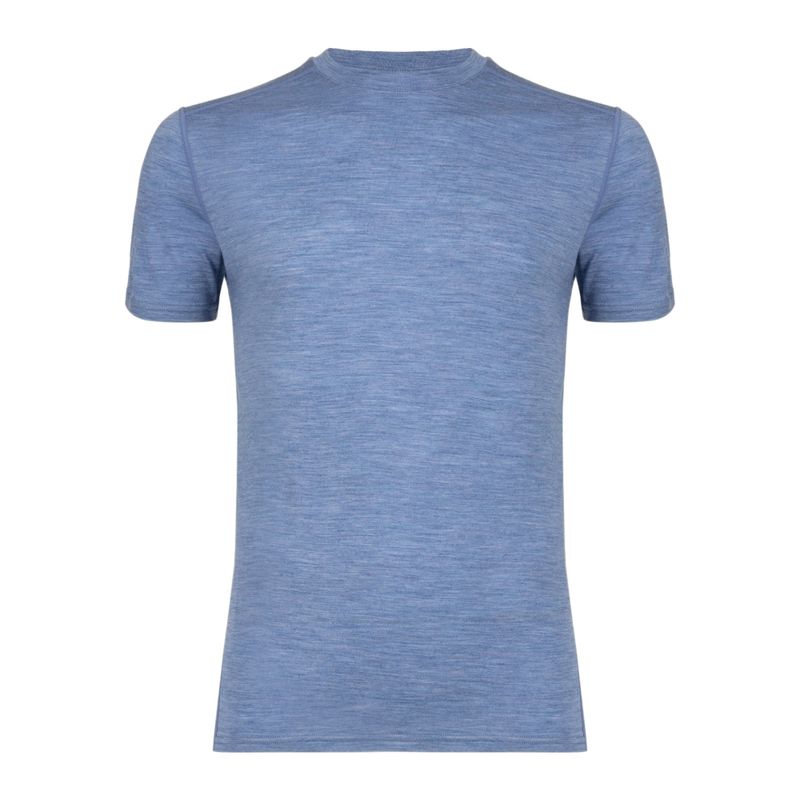 Pánske termo tričko WOOLCANO Merino 100% TEE0546 blue 4