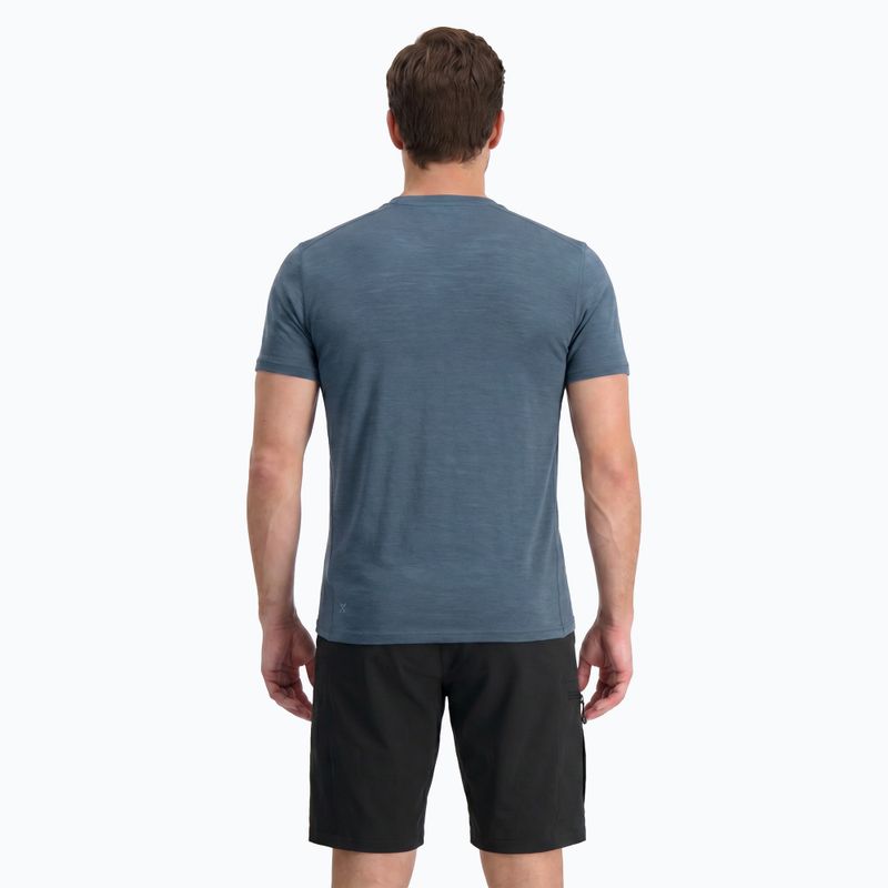 Pánska termoregulačná tričko WOOLCANO Merino 100% TEE0546 šedá 3