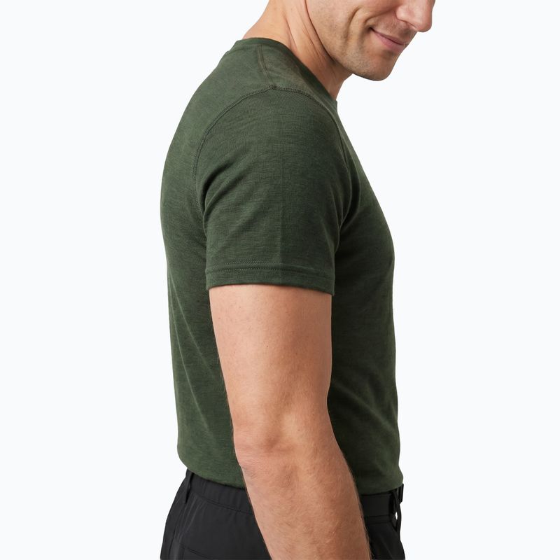 Pánska termoregulačná tričko WOOLCANO Merino 100% TEE0546 zelená 4