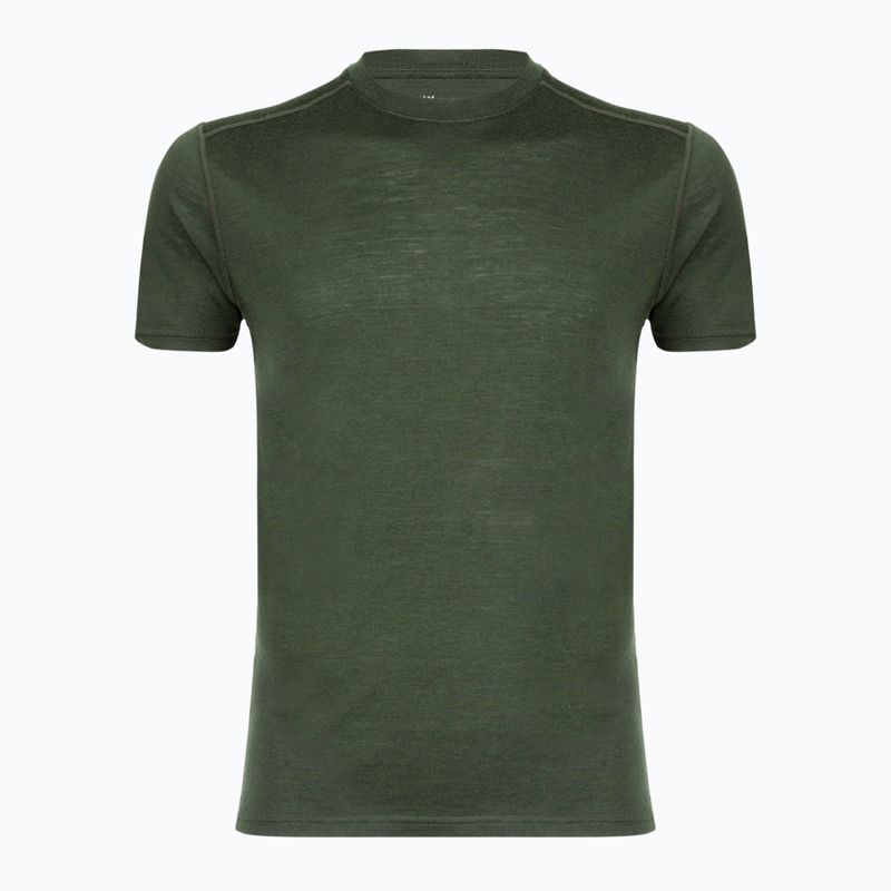 Pánska termoregulačná tričko WOOLCANO Merino 100% TEE0546 zelená 5