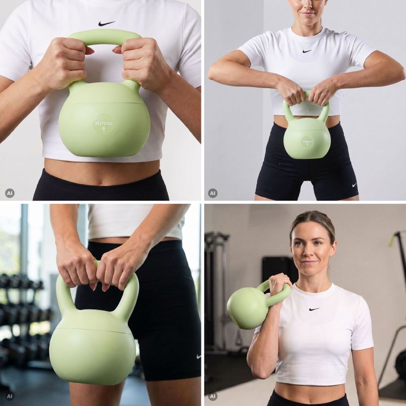 Mäkký kettlebell Xtrexo SK08 Green 5
