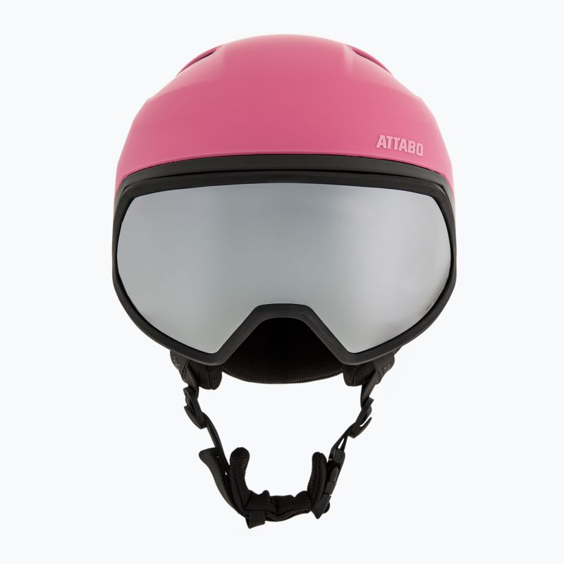 Detská lyžiarska prilba ATTABO Avens 3.0 Jr Visor ERT Pink 2