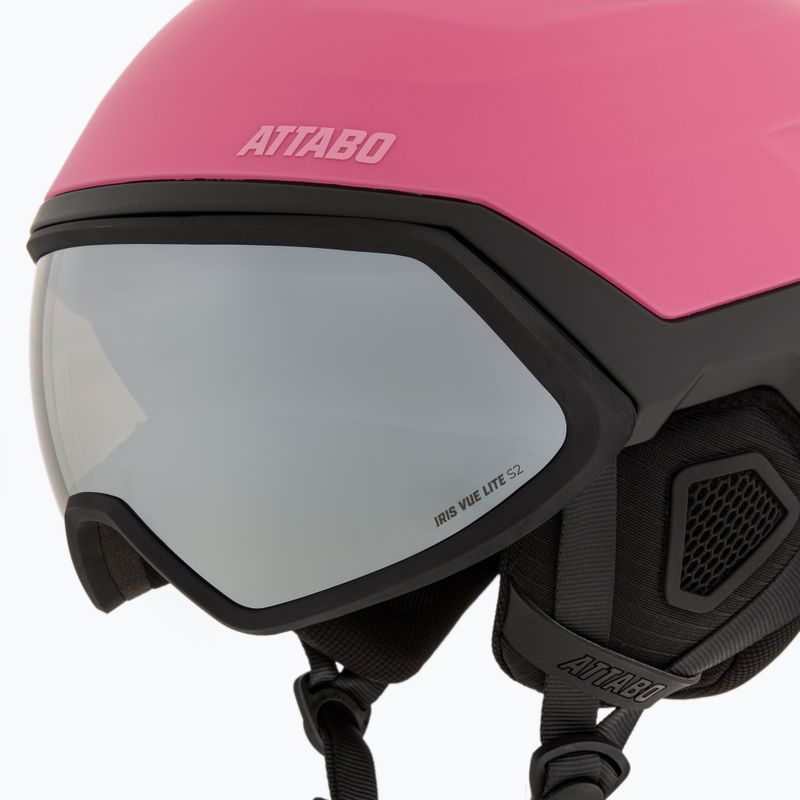 Detská lyžiarska prilba ATTABO Avens 3.0 Jr Visor ERT Pink 14