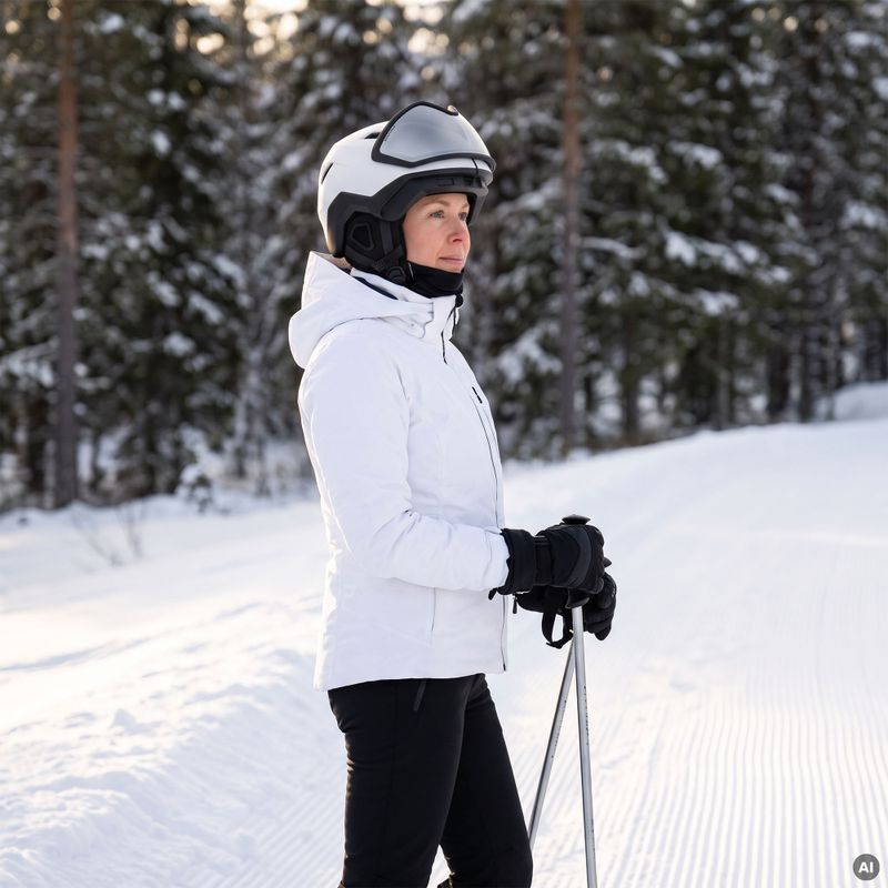 Lyžiarska prilba ATTABO Avens 3.0 Visor ERT Biały 8