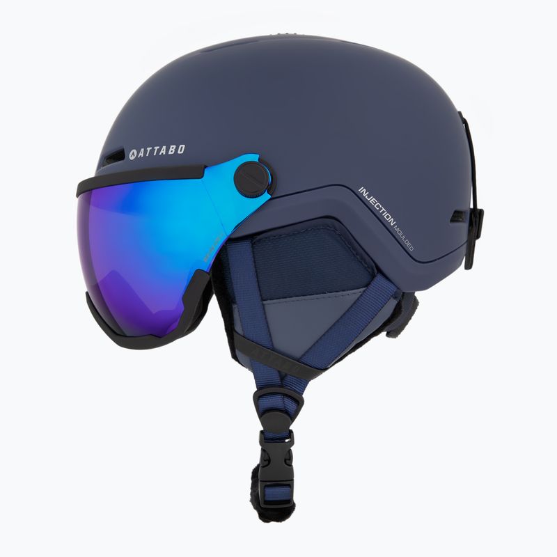 Detská lyžiarska prilba ATTABO Avens 2.0 Jr Visor dark blue 3
