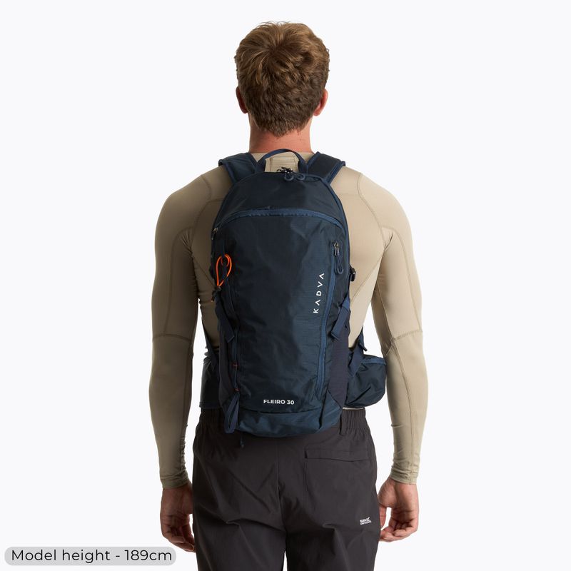 Turistický batoh KADVA Fleiro 30 l tmavomodrý 5