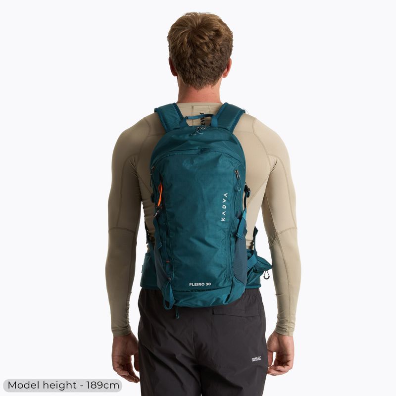 Turistický batoh KADVA Fleiro 30 l tmavomodrý 5