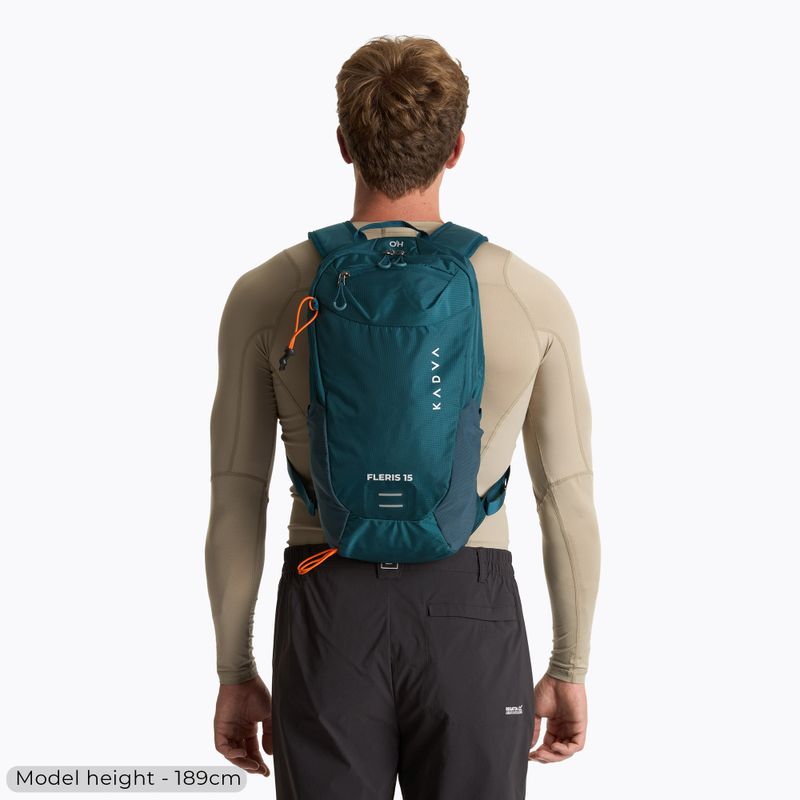 Turistický batoh KADVA Fleris 15 l dark marine blue 4