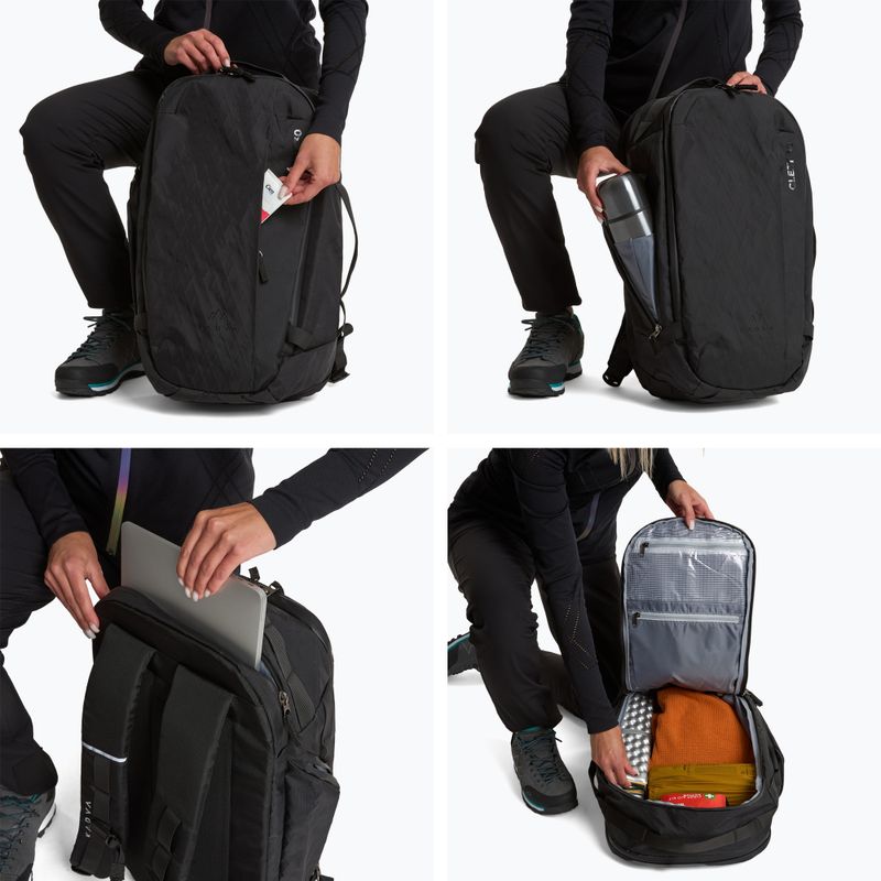 Turistický batoh KADVA Glejt 30 l čierny 12