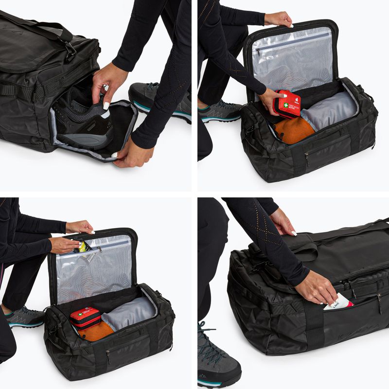 Taška Duffel Bag KADVA 2v1 Alltaker 40 l čierna 10